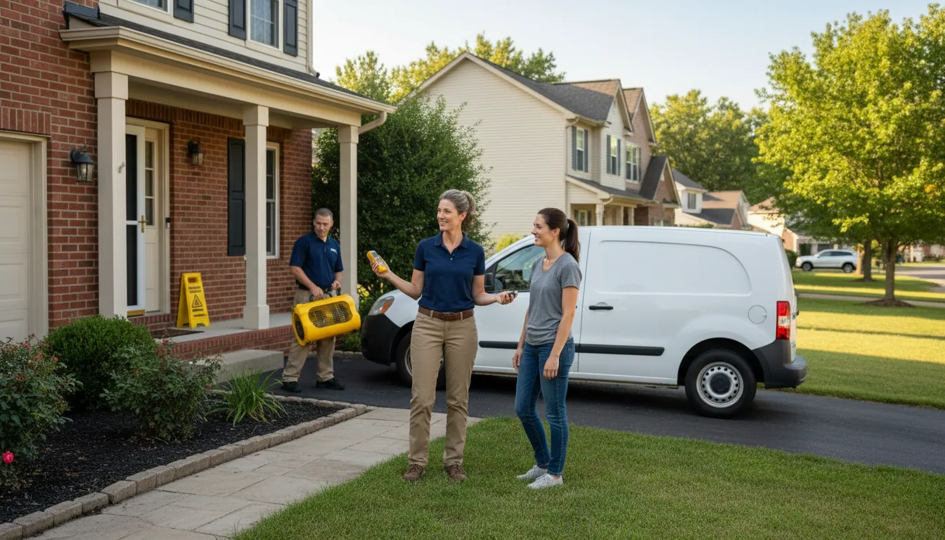 Residential water damage restoration in Union Pier, MI